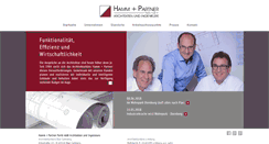 Desktop Screenshot of hamm-partner.de